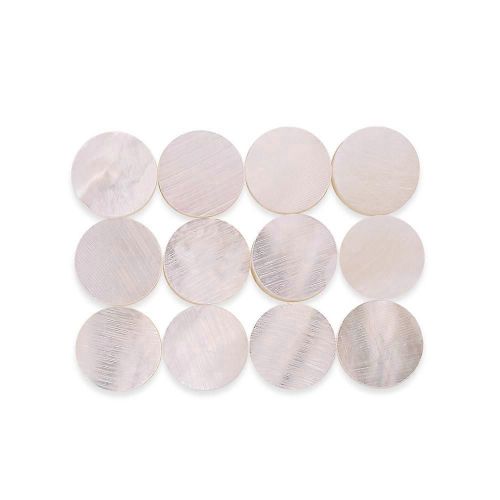 12pcs Touche 6mm Incrustation Points Marqueurs Pour Guitare Ukulélé Basse Mandoline Banjo Decor