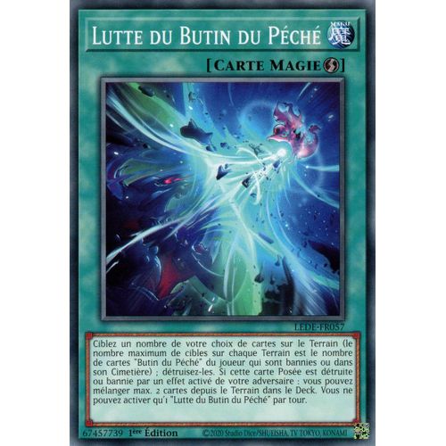 Yu Gi Oh ! Lutte Du Butin Du Péché Lede-Fr057 Commune En Français