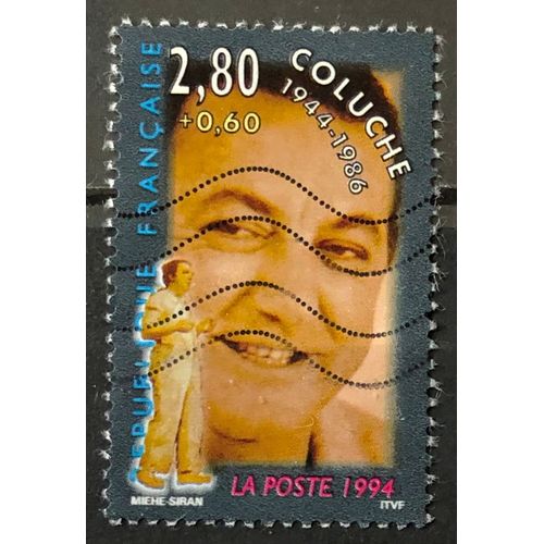 Personnages Célèbres - Coluche 2,80+0,60 (Très Joli N° 2902) Obl - France Année 1994 - Brn83 - N24929