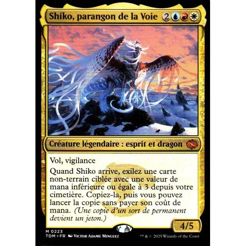 Shiko Parangon De La Voie - Magic - Tarkir La Tempête Des Dragons - M - 223
