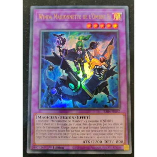 Yu Gi Oh Ra04 Fr052 Winda Marionnette De L'ombre El Ultra Rare