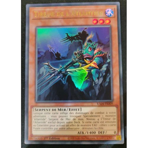 Yu Gi Oh Ra04 Fr009 Tireur De L'atlantide Ultra Rare