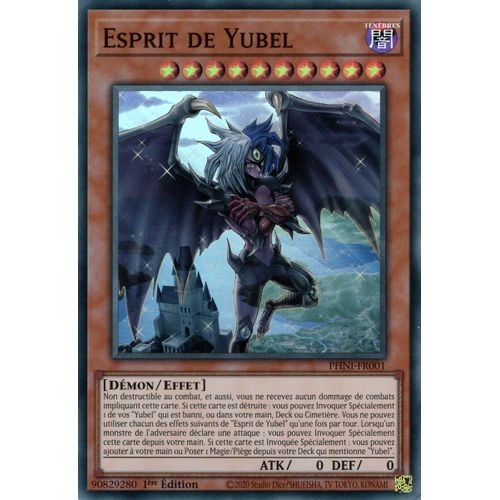 Yu Gi Oh ! Esprit De Yubel Phni-Fr001 Super Rare En Français