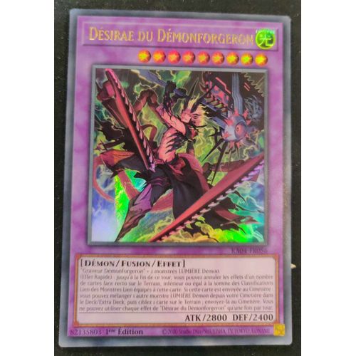 Yu Gi Oh Ra04 Fr056 Desirae Du Demonforgeron Ultra Rare