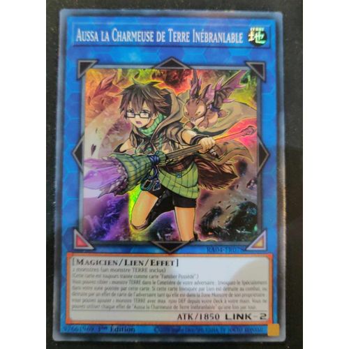 Yu Gi Oh Ra04 Fr078 Aussa La Charmeuse De Terre Inebranlable Super Rare