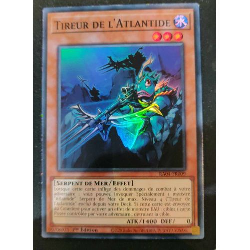 Yu Gi Oh Ra04 Fr009 Tireur De L'atlantide Super Rare