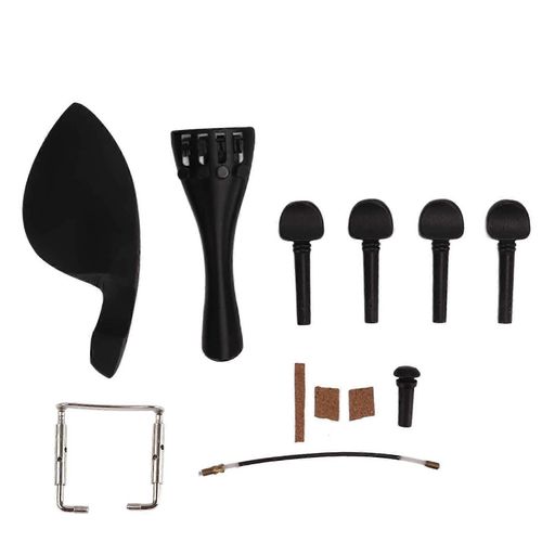 Kit D¿Accessoires De Violon Pour Violon Pièces De Rechange En Métal En Bois Pour Instrument De Musique De Taille 4/4