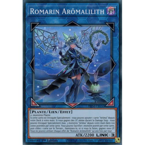 Yu Gi Oh ! Romarin Arômalilith Phni-Fr050 Super Rare En Français