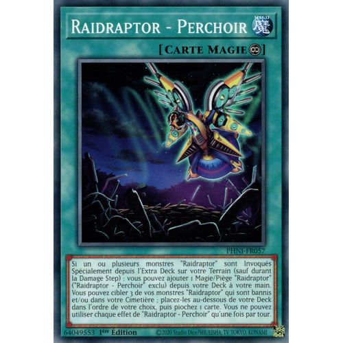 Yu Gi Oh ! Raidraptor - Perchoir Phni-Fr057 Commune En Français