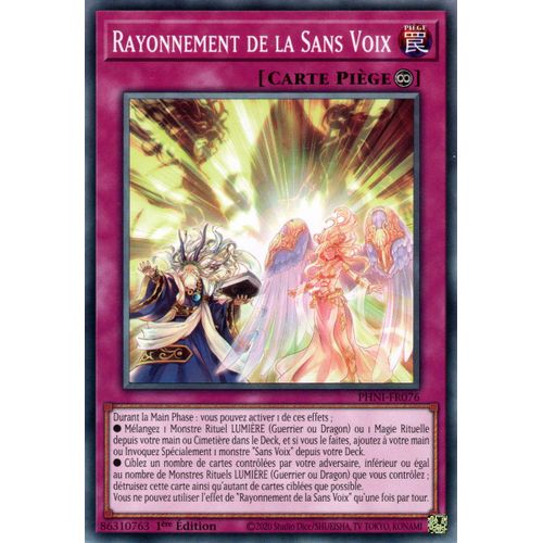 Yu Gi Oh ! Rayonnement De La Sans Voix Phni-Fr076 Commune En Français