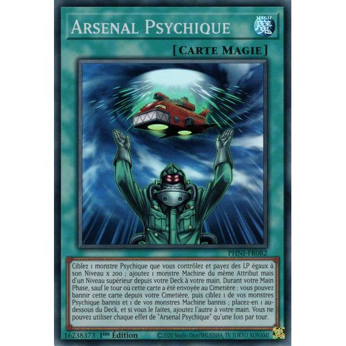 Yu Gi Oh ! Arsenal Psychique Phni-Fr082 Super Rare En Français