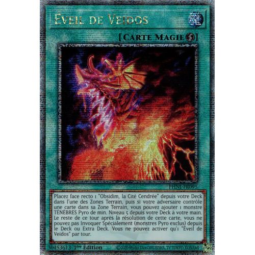 Yu Gi Oh ! Éveil De Veidos Phni-Fr095 Quarter Century Secret Rare En Français