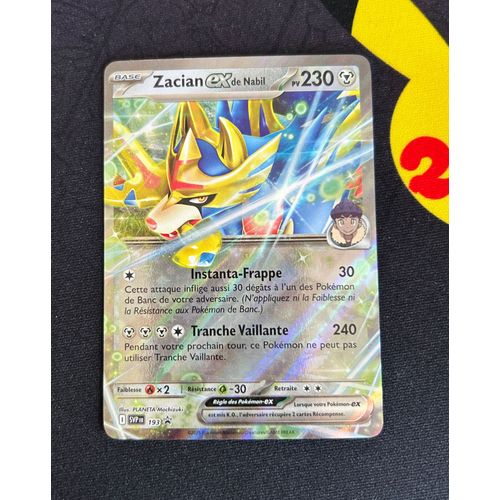 Carte Pokemon - Zacian Ex De Nabil - Promo - Svp193 - Ev9 Aventures Ensemble