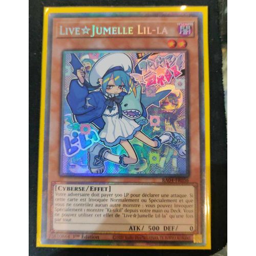 Yu Gi Oh Ra04 Fr036 Livetwin Lil La Collectors Rare