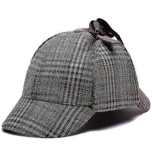 1 Pcs Sherlock Holmes Detective Béret Chapeau Unisexe Cosplay Accessoires-Yvan