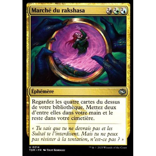 Marché Du Rakshasa - Tarkir La Tempête Des Dragons - U - 214