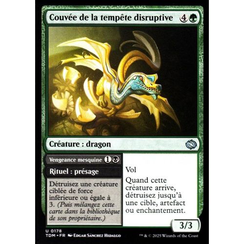 Couvée De La Tempête Disruptive - Tarkir La Tempête Des Dragons - U - 178
