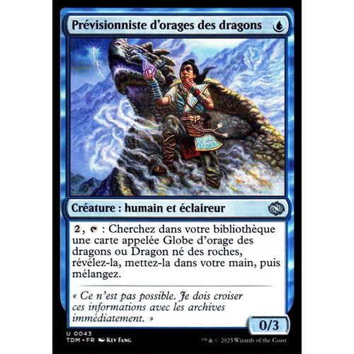 Prévisionniste D'orages Des Dragons - Tarkir La Tempête Des Dragons - U - 43