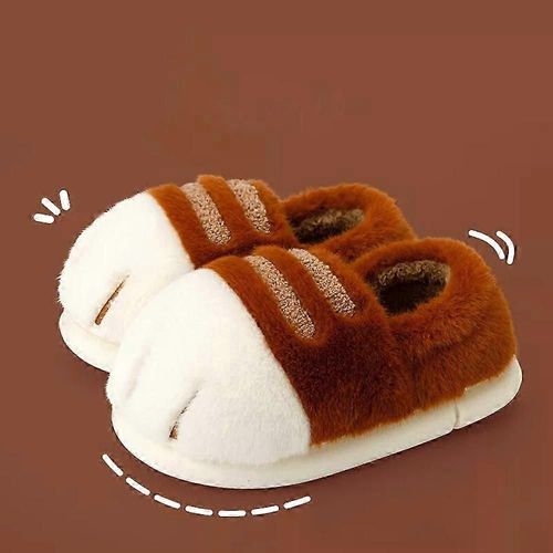 Pantoufles De Patte De Chat,3d Patte De Chat Cartoon Pantoufle Pour Femmes-Bon