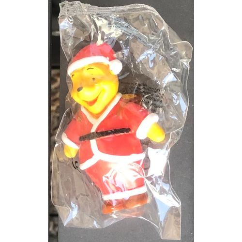 Figurine Winnie L'ourson Père Noël, Walt Disney, Dessin Animé