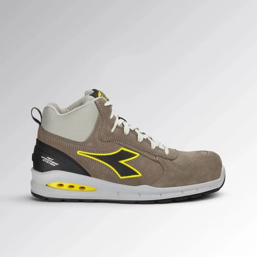 Chaussure De Securité Montantes Diadora Run Net Ab Mid S3s Fo Sr Taille 43 Couleur Gris