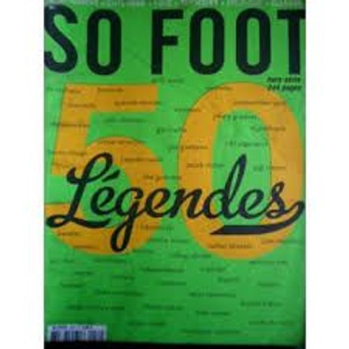 So Foot Hors-Série Légendes