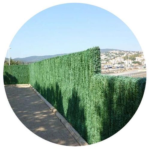 Haie Artificielle 110 Brins Vert Pin En Rouleau (Lot De 6) 1 X 3 M