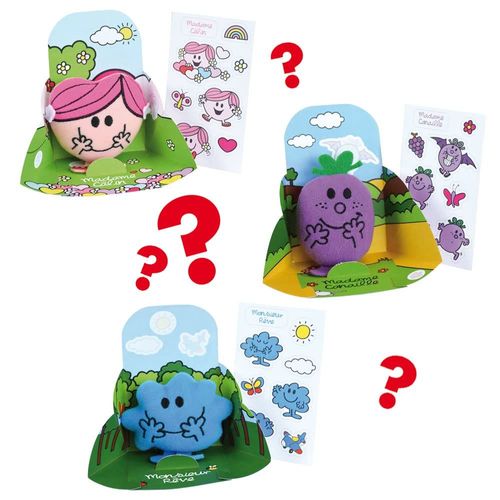 Peluche Jemini - 024170 - Pochette Surprise Peluche +/-10cm, Stickers Et Decor-Livraison Aleatoire : Monsieur Ou Madame,