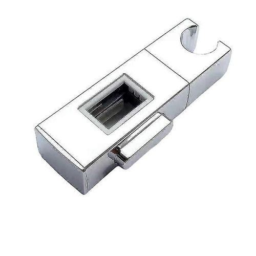Support de douchette de remplacement carré, support de douchette réglable 30 * 18mm Porte-pulvérisateur à main pour barre coulissante chromé-bon