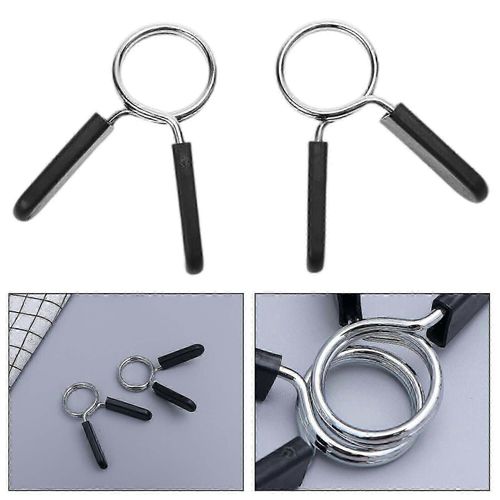 Usa 2x Barbell Clips Haltère Gym Barre De Poids Ressort Barbell Lock Clamp 30mm Ft-Yvan