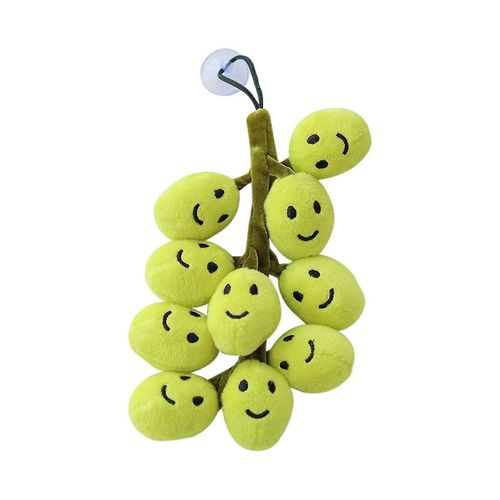 20/26cm Raisin Peluche Jouet Simulation Poupée Réaliste Peluches Peluches Créatif Raisin Décoration Sac À Dos Pendentif Poupées De Fruits Pour Les Enfants Maison Salle Decor-Yva