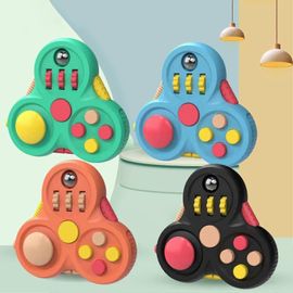Fidget Pad Anti-Dérapant Multifonctionnel Plastique Soulagement De L¿Anxiété Fidget Controller Jouet Pour Enfants-Bon