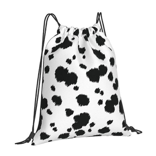 Dalmatien Imprimé Motif Cordon Sac À Dos Sport Gym Sac À Dos Léger Yoga String Sac De Plage Pour Femmes Hommes