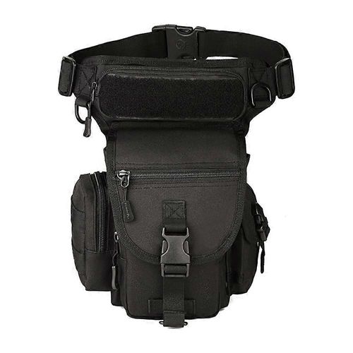 Sac de jambe goutte pour sac de taille anti-choc Imperméable Oxford tissu Tactique Militaire Cuisse Pochette Une épaule Messager Journaliste Photographie Sports Jambe