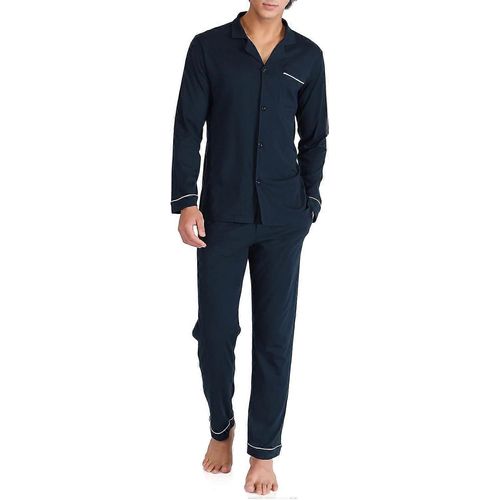 Ensemble Pyjama Long Boutonné En Coton Pour Hommes