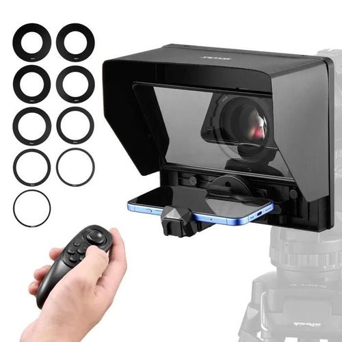 VEVOR Téléprompteur 10 Alliage d'Aluminium avec Spectroscope Réglable