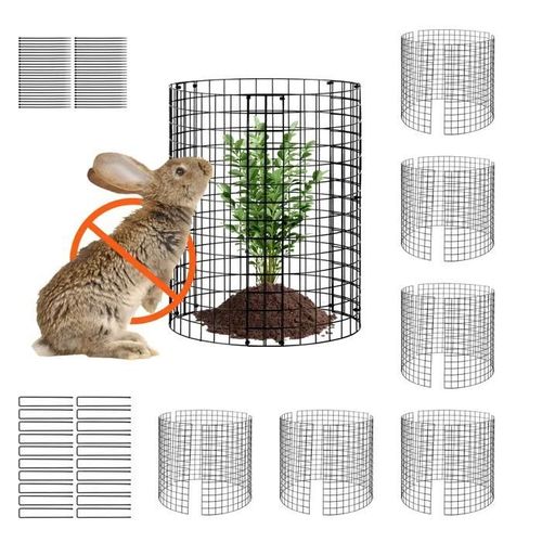 Grillage de Protection pour Plantes-VEVOR-32 x 35,6 cm-Lot de 6-Cages pour Plantes d'extérieur, Fleurs et Légumes