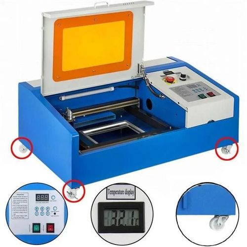 Machine de gravure laser CO2 VEVOR 40W - 300x200 mm - Écran LCD - Haute précision et compatibilité