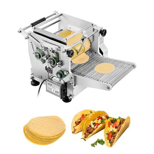 Machine Automatique de Fabrication de Tortillas de Maïs-VEVOR-Presse à Tortillas Électrique-avec Revêtement Antiadhésif