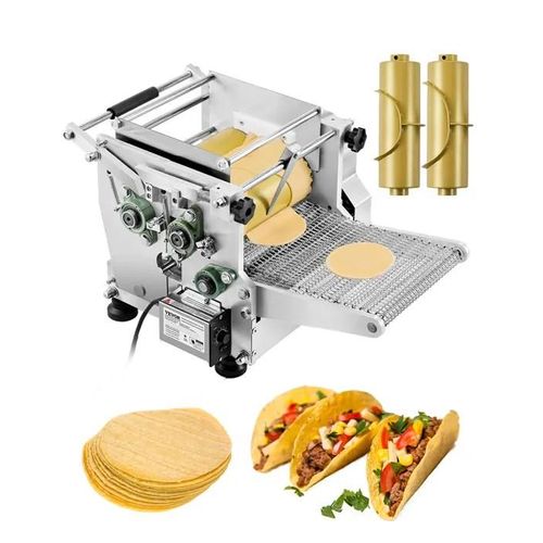 Machine Automatique de Fabrication de Tortillas de Maïs-VEVOR-Presse à Tortillas Électrique-avec Revêtement Antiadhésif et Moules