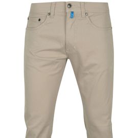Pierre Cardin 5 Pocket Pantalon Antibes Beige Kaki Taille W 34
