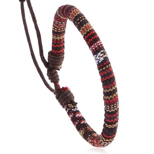 Bracelet Tressé Style Bohème Multicolore