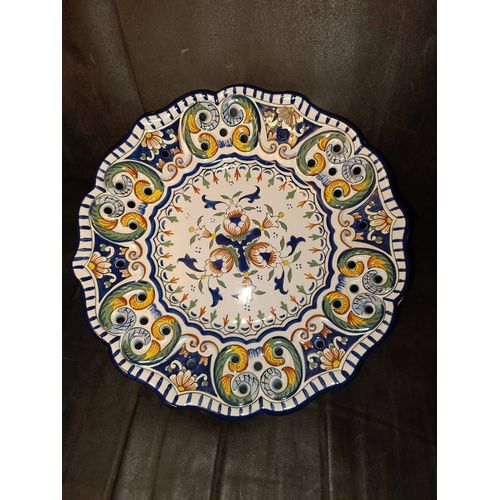 Assiette En Porcelaine De Desvres