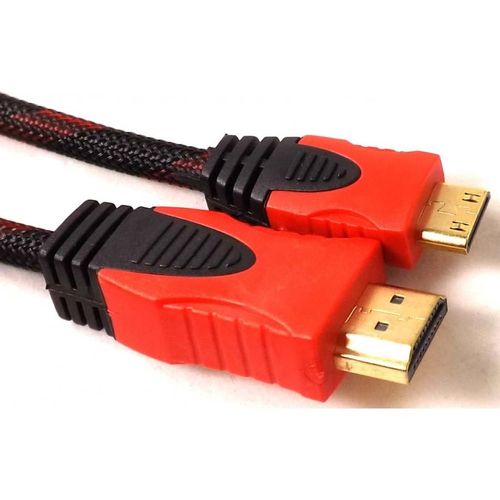 Cable HDMI Mini Micro Full HD 3D, Couleur: Noir, Longueur: 1.8m, Modele: HDMI Male / Mini HDMI Male