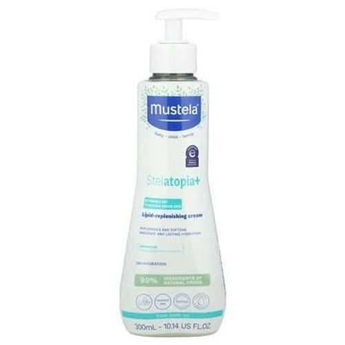 Mustela, Crème Relipidante Pour Bébé, Peaux Très Sèches À Sujettes À L'eczéma, 300 Ml 