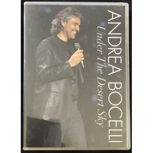 Under The Desert Sky - Andrea Bocelli - Dvd Toutes Zones. [Cd Inclus]