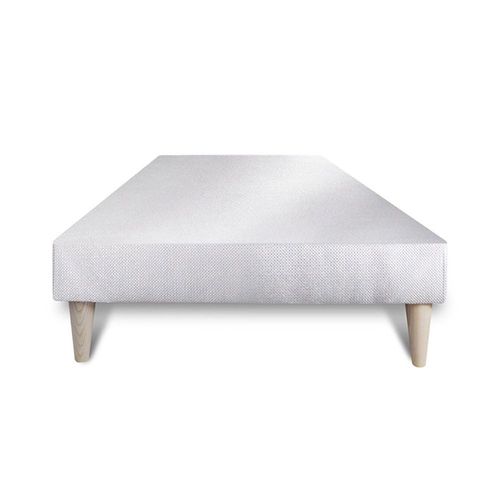 Sommier Tapissier Blanc 100x200