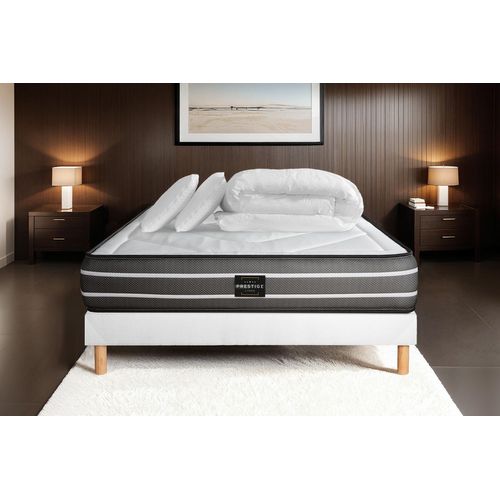 Pack Exclusive 180 x 200 cm sommier Kit Blanc