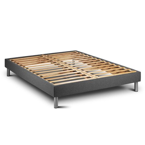 Sommier Kit Vital'som Gris 90 X 190 Cm