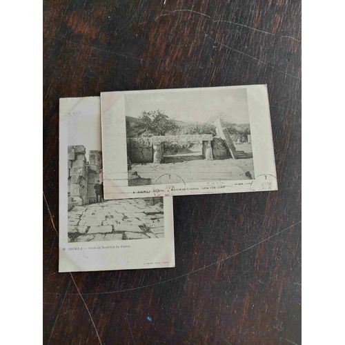 Lot De 2 Cartes Postales Anciennes Et Écrites (Timbrées) De 1915 Et 1917 D'algérie : Djemila
